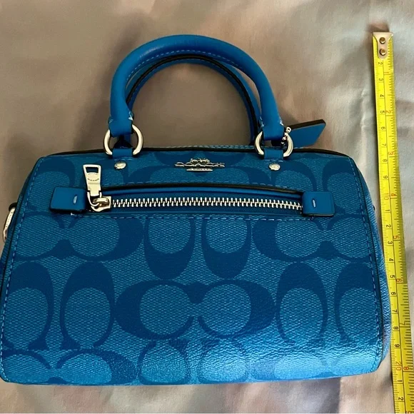Coach Vibrant Blue Mini Bag - Picture 3 of 13